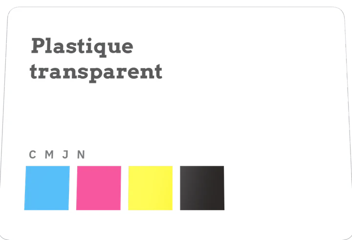 Échantillon : Plastique transparent